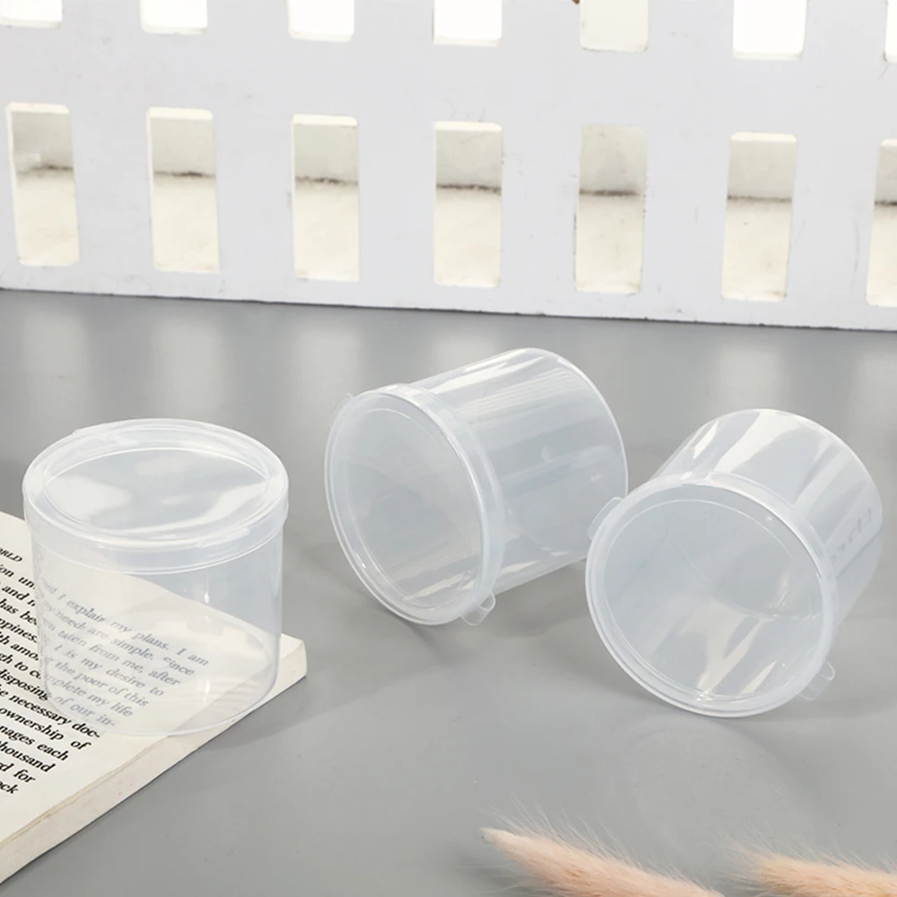 5/2/1 szt. Przezroczyste Plastikowe Pudełko Etui Przenośne Podróżne Kosmetyczki na Gąbki i Puszki Wodoodporne Pyłoszczelne Pudełka do Przechowywania