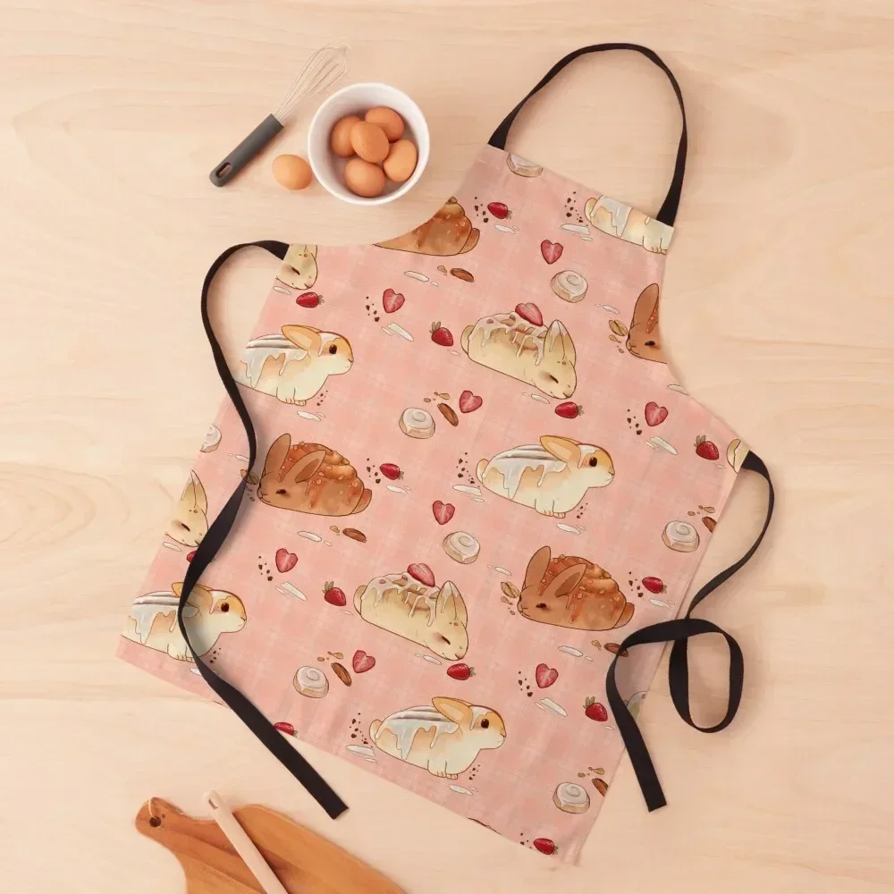 

Cinnabunnies- Cinnamon Roll Bunnies Apron women's kitchens cleanings christmas decoration Cooking Apron