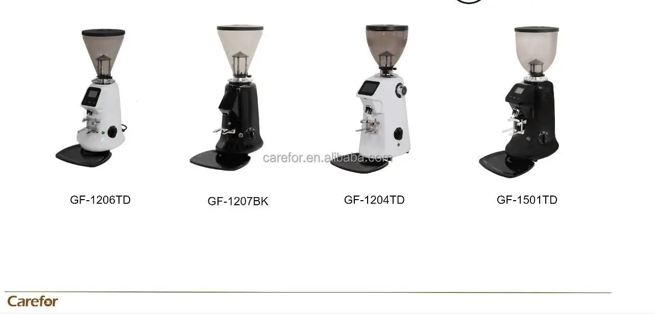 Industrial Espresso Coffee Bean Electric Professional Automatic Flat Burr Commercial Coffee Grinder for Business