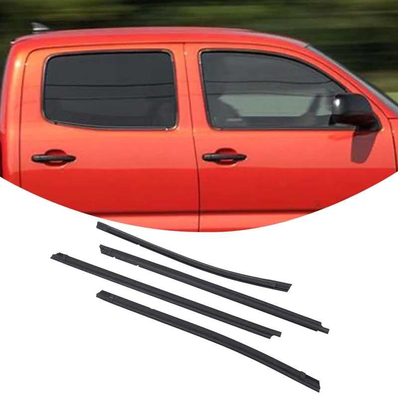 لتويوتا تاكوما 2004-2015 ABS المطاط نافذة السيارة حبة ختم حماية السيارة الخارجية استبدال أجزاء OE: 68161-04050 #2