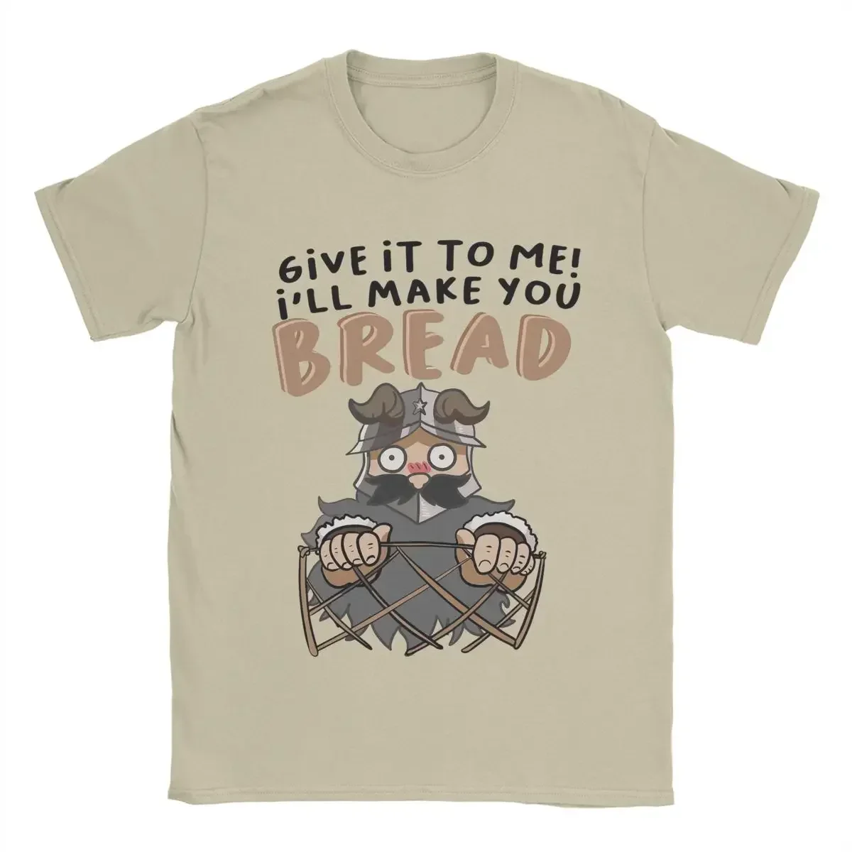 Men's I'll Make You Bread Dungeon Meshi Senshi T Shirts Delicious In Dungeon Cotton Clothing Crewneck Tees Summer T-Shirts