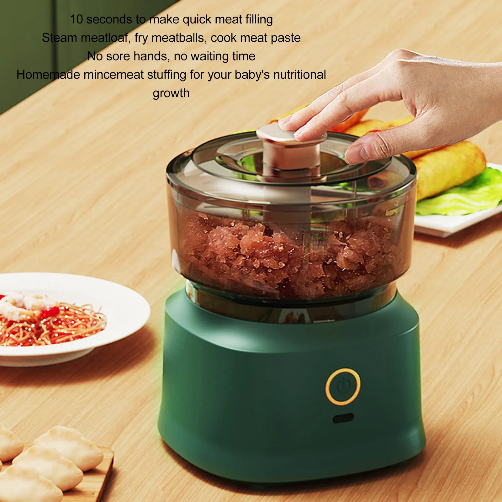 Baby Food Machine USB Electric Baby Foods Blender Maker Multicooker Solid Food Cooking Machine Grinder Mixer Steaming Cooking