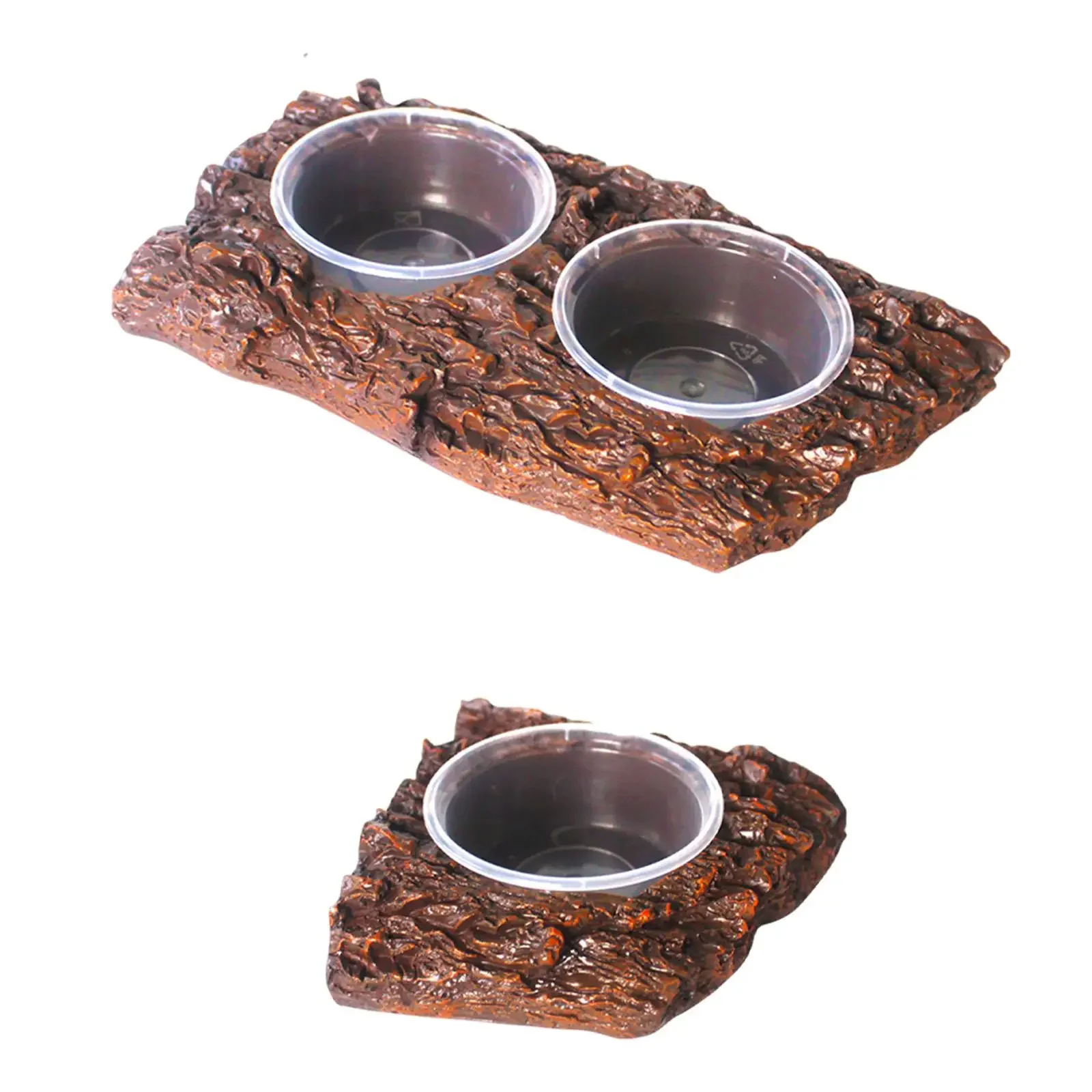 

Feeder Dish Frogs Lizards Amphibians Feeding Reptile Food Water Bowl for Chameleon Spiders Turtle Leopard Gecko Bearded Dragons