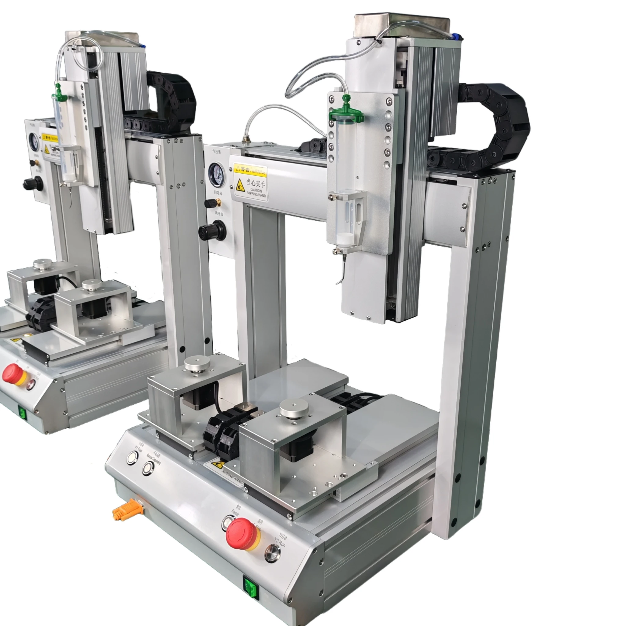 Dual Y-Axis Rotary Motor PLC Controlled Fully Automatic High Precision Dispensing Machine