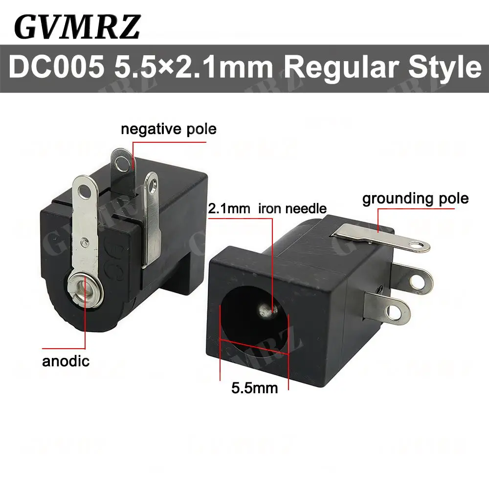 10 個 DC-002 3.5*1.3 MM オス DC プラグ/DC 電源ジャックメス充電ソケット 3.5x1.3mm ミニ DC ソケットメス 3.5x1.1 mm コネクタ