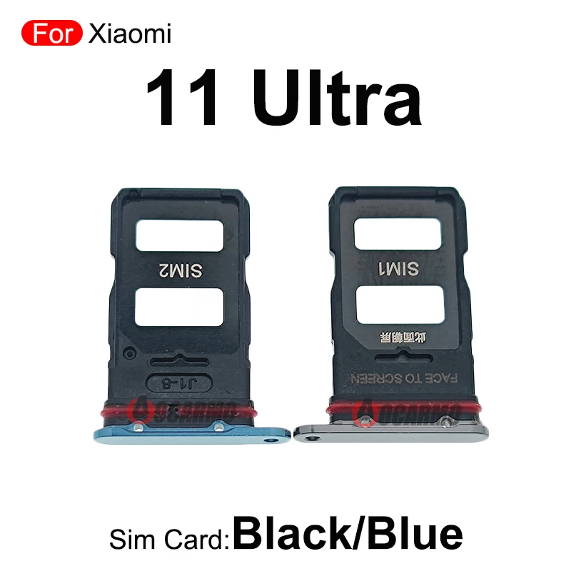 1Pcs For Xiaomi 11 Ultra 11 Lite Mi 11T Pro Sim Tray MicroSD Sim Card Holder Nano Slot Replacement Parts