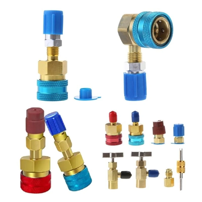 547C R1234YF to R134A Low Side Coupler Adapter Connector for Car Air Conditioning 2x