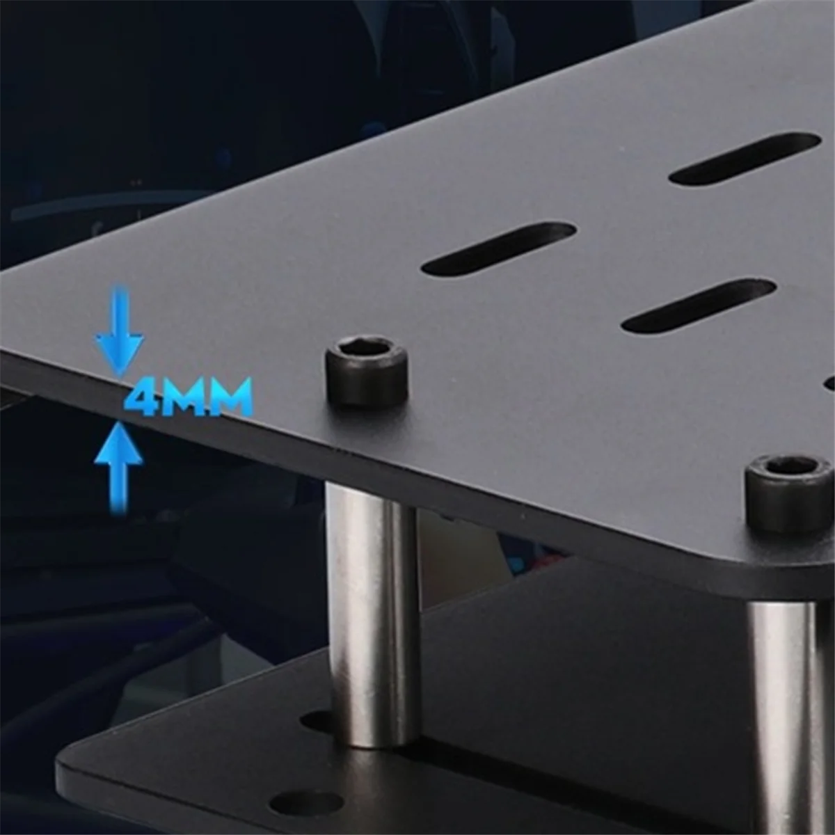 Accesorios para simulador de conducción de coches de carreras N18R, tablero de reposapiés, Base de Pedal de freno y acelerador para juego de simulador de carreras