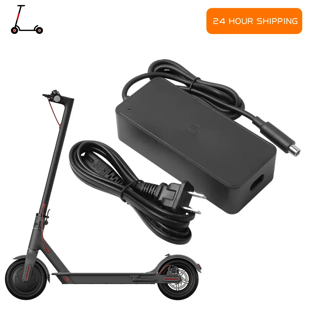 

42V 1.7A Battery Charger Power and Cable For Segway Ninebot ES1/ES2/ES4 Electric Scooter EU US Plug Adapter Chargers Accessories