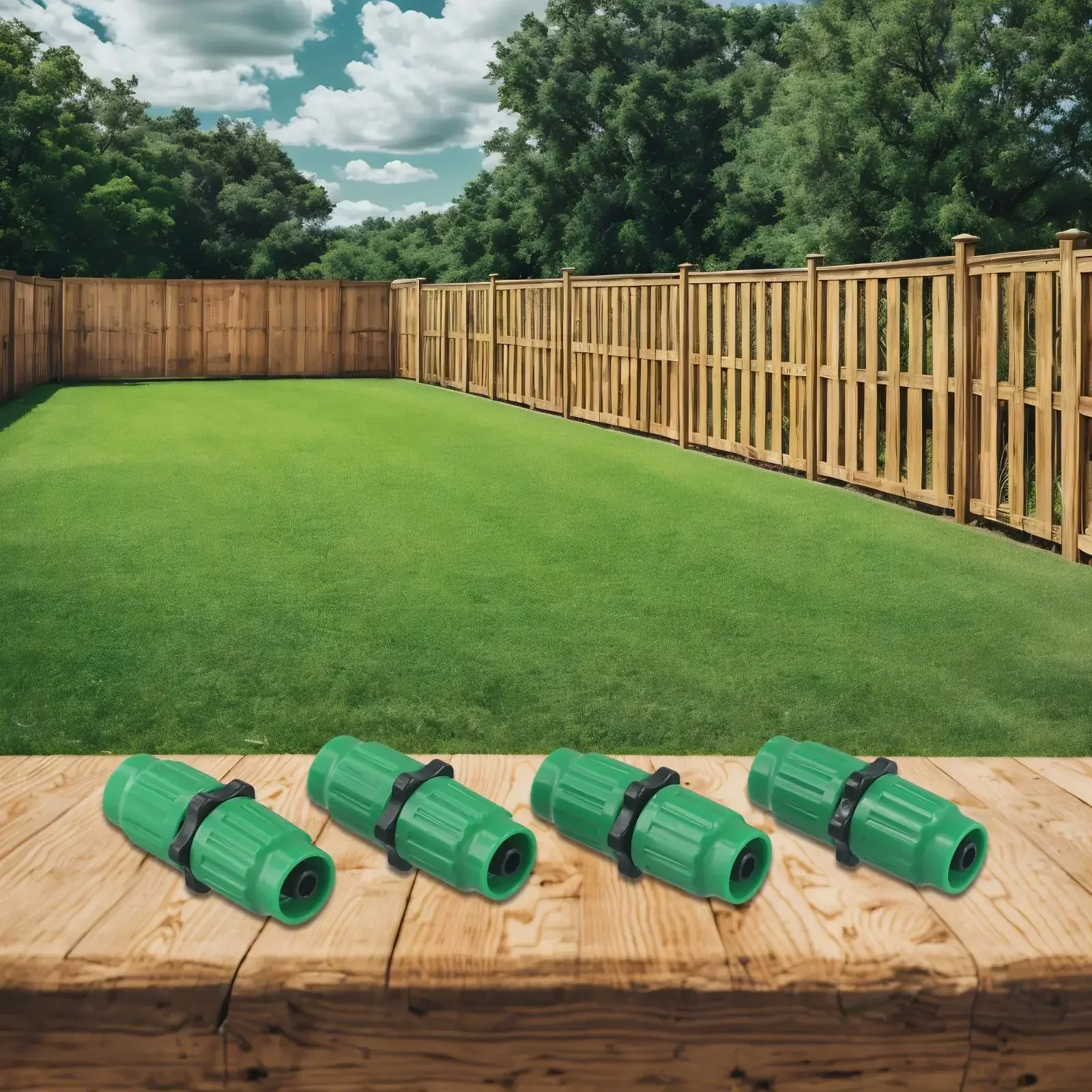 For 100ft Expandable Garden Hose Hose Repair Kit Multi-Function Fitting Gardening Simple And Convenient Strong And Long-Lasting