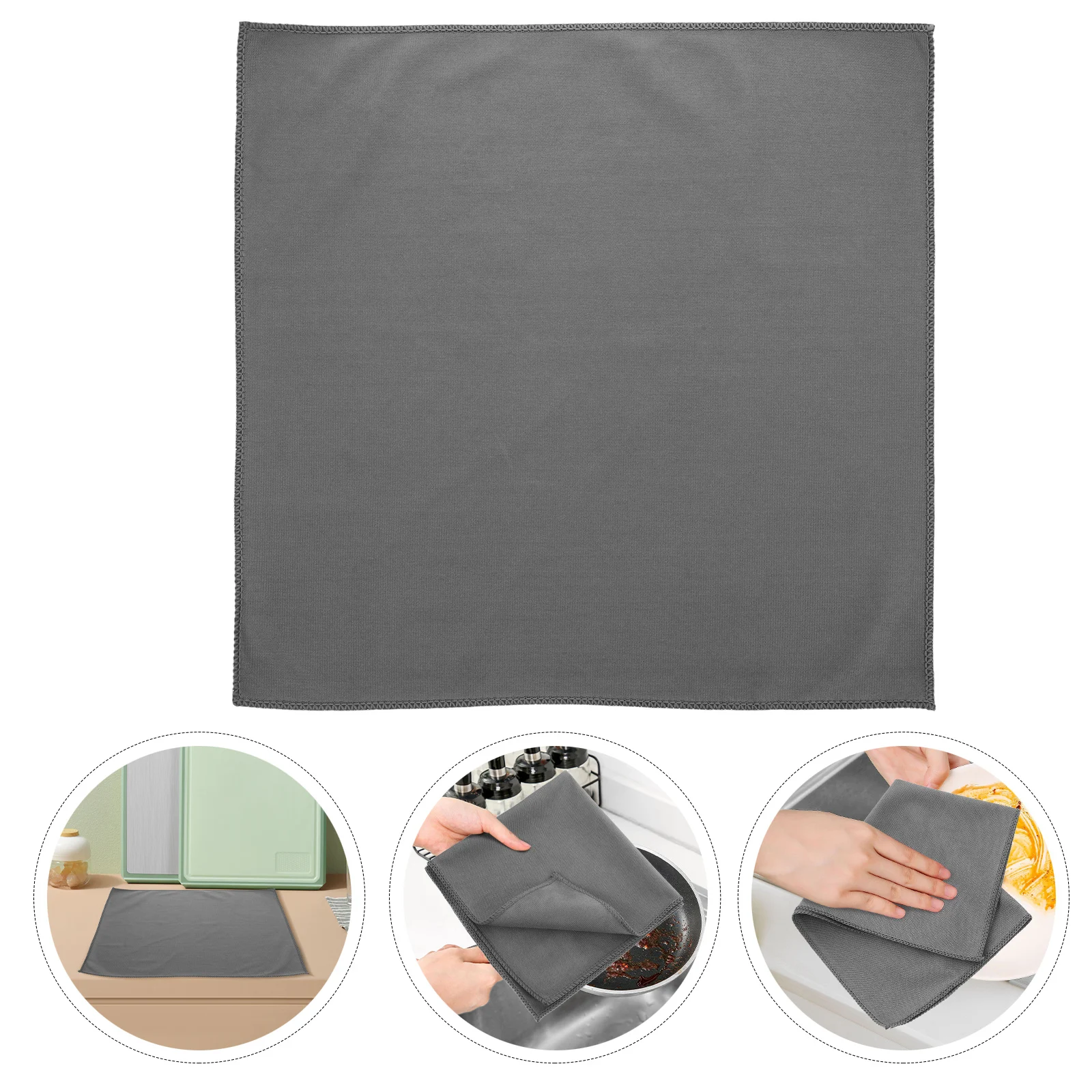 

4 Pcs Cloth Wipes Cleaning Rags Dish Towels for Kitchen Drying Cloths Dishes Housekeeping