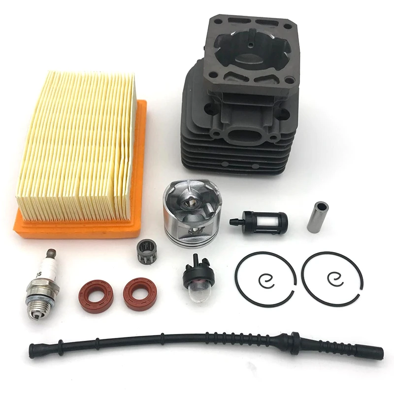 42mm Cylinder Piston Kit for Stihl FS450 FS 450 Air Fuel Filter Line Oil Seal Bulb Spark Plug Trimmer 4128 020