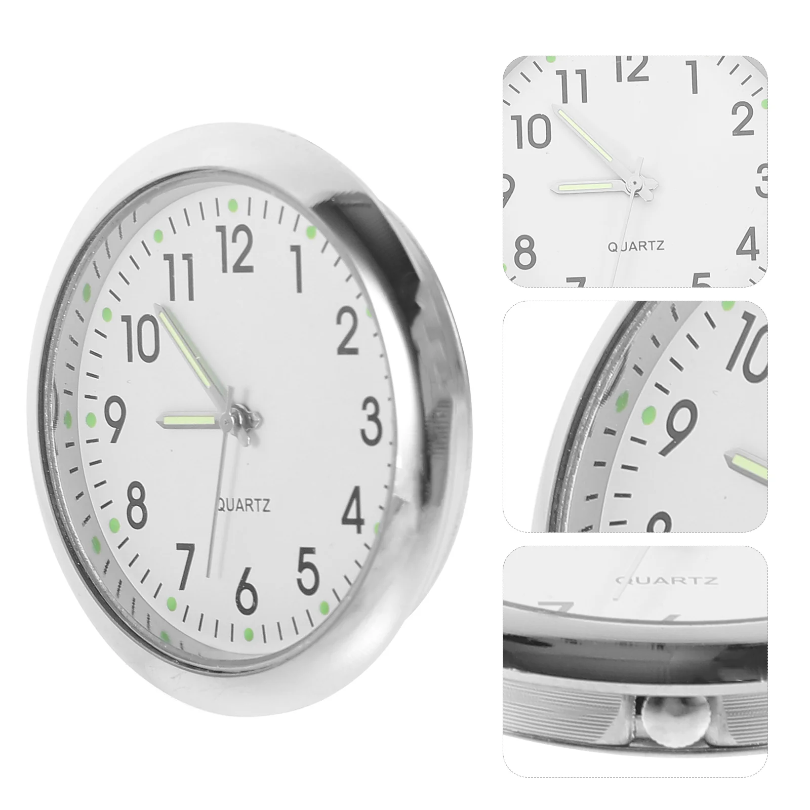 Accessories Miniature Clock Model Wall House Decor AlloyGlassPaper Accessory