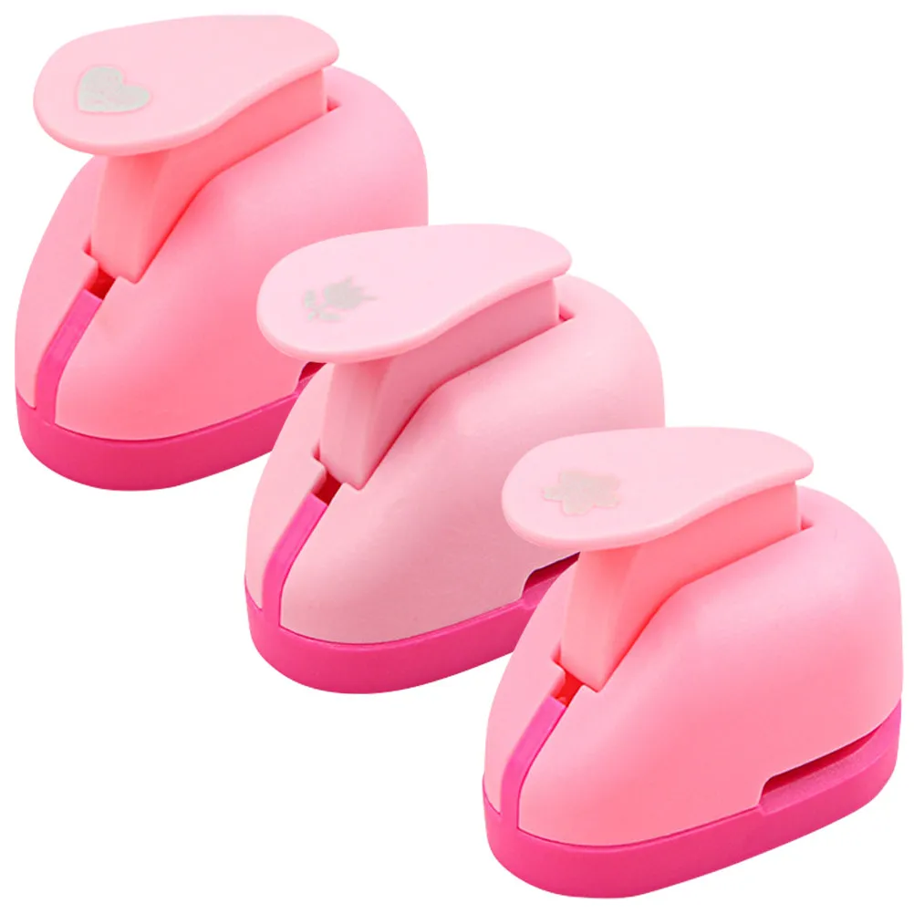3Pcs Paper Punch for Crafting Reusable DIY Hole Puncher Stable Performance Scrapbooking Greeting Cards Maker Craft Hole Punch