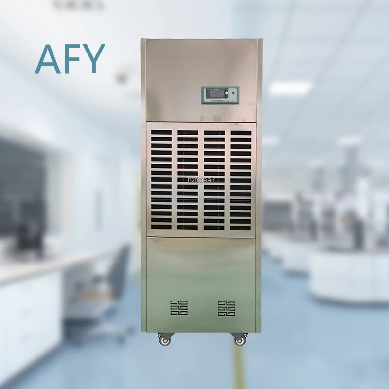 Industrial Dehumidifier for Workshop Factory Lab 210L Day Stainless Steel Anticorrosion CE Certified Heavy Duty Moisture