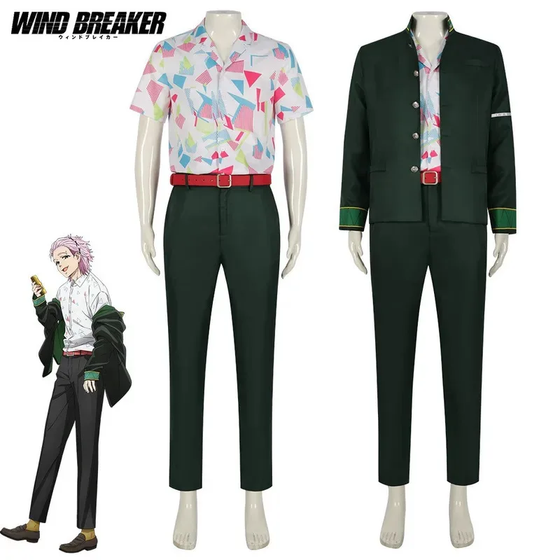 Kiryu Mitsuki Cosplay Anime Sakura rompevientos disfraz peluca WINBRE uniforme escolar traje de fiesta de Halloween