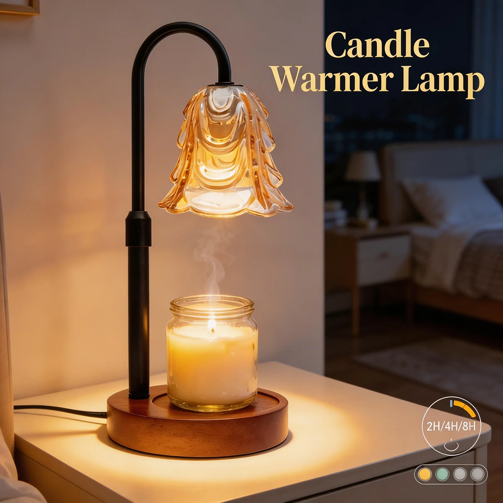 

Fragrance Candle Warmer Lamp Fragrance Lamp Mom Christmas Birthday Gifts for Women,House Warming Gifts New Home Bedroom Decor