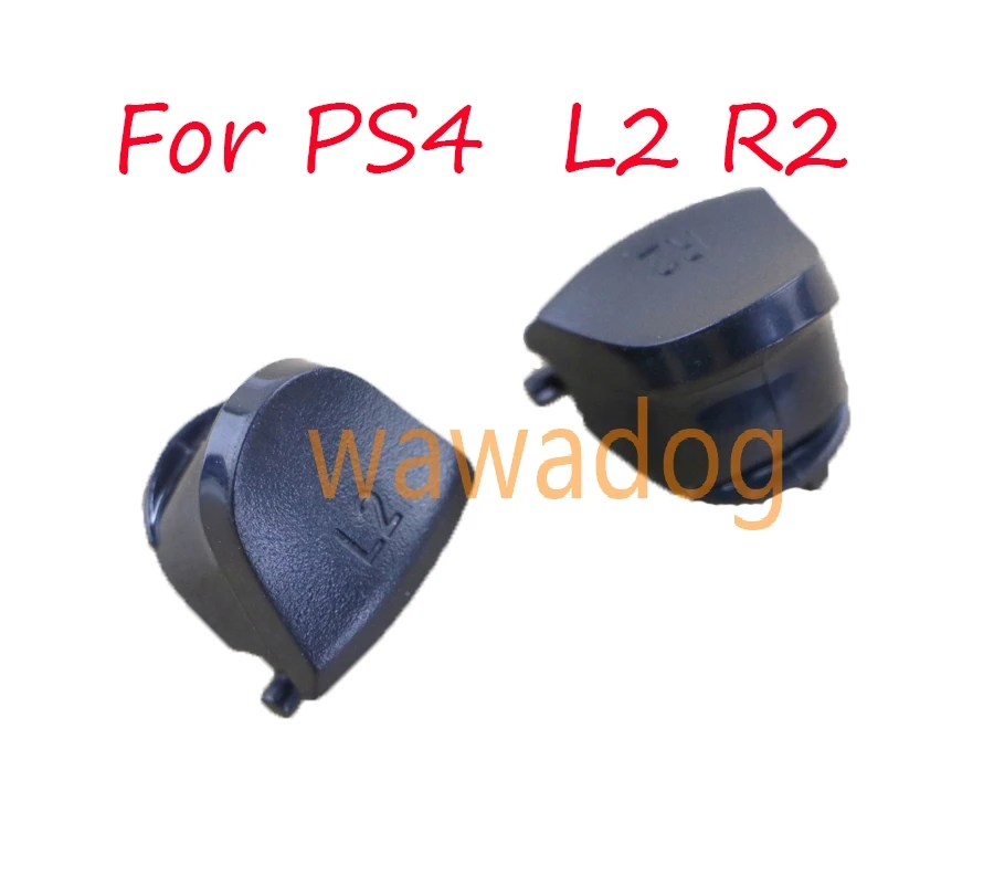 عدد 2 قطعة/قطعة أزرار استبدال أسود R2 L2 مشغلات لـ Dualshock 4 لملحقات ألعاب PS4 ملحقات ألعاب PS4