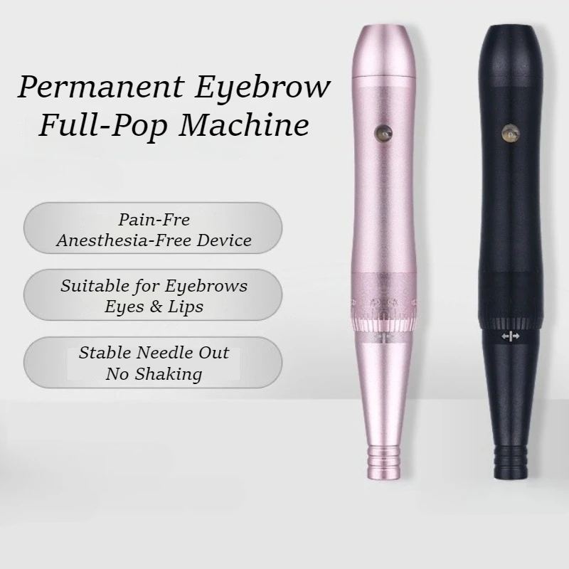 Portable Tattoo Machine Rotary Permanent Makeup Machines Long-lasting Tattoos Equipments Wireless Micropigmentation Device
