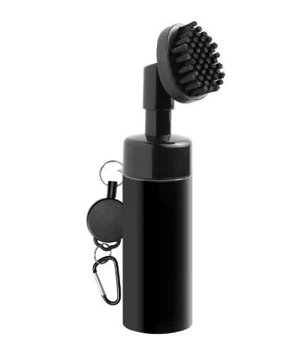 

Leakproof Golf Club Groove Water Brush Press Type Nozzle Design Golf Reservoir Tube Carabiner Portable
