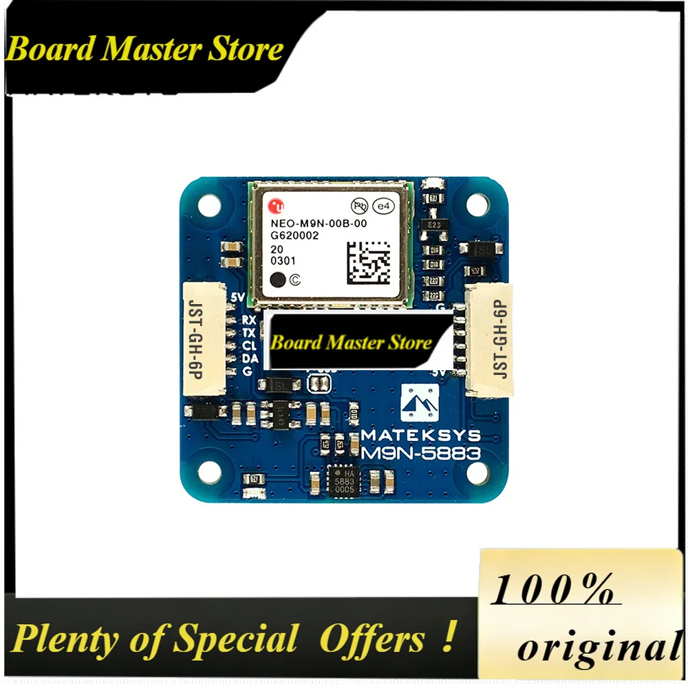 BoMaSMateksys Matek GNSS NEO-M9N M9N-5883 4~5.5V GPS QMC5883L Compass For FPV Drone Quadcopter