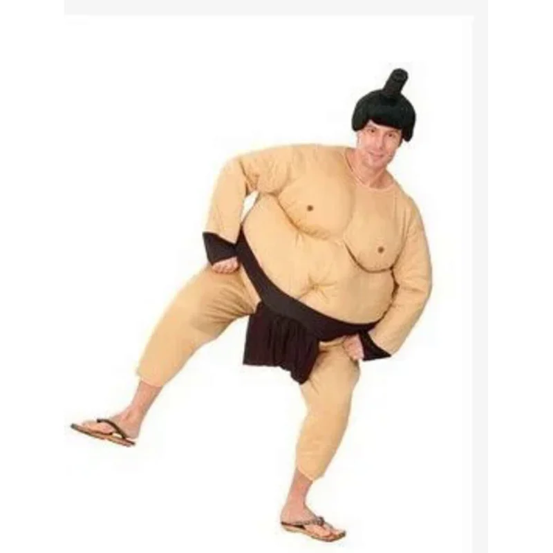 

Sumo Costume Japan Wrestling Fat Suit Halloween Costume For Men Carnival Purim Party Fancy Dress Stage Clothing