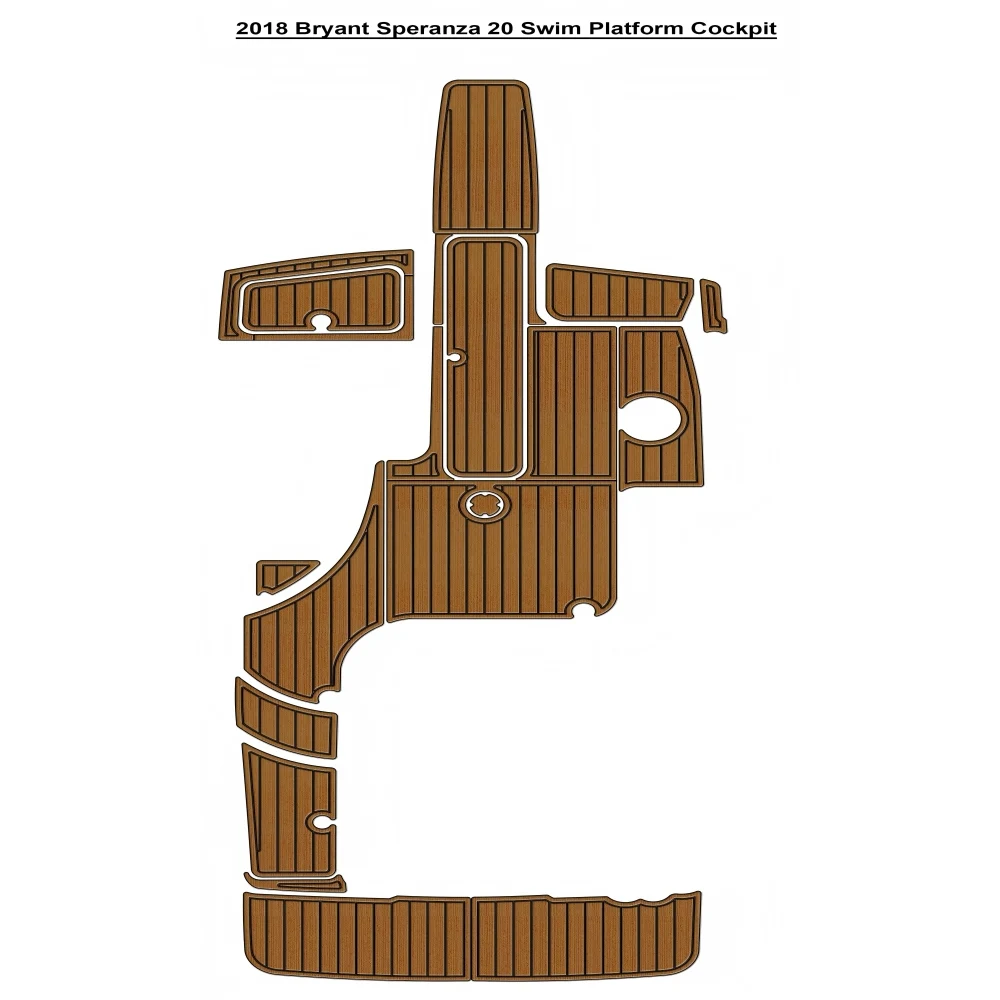 

Самоклеящийся напольный коврик из пены EVA под тик для палубы лодки, в стиле SeaDek, для плавательной платформы и кокпита, 2018 Bryant Speranza 20