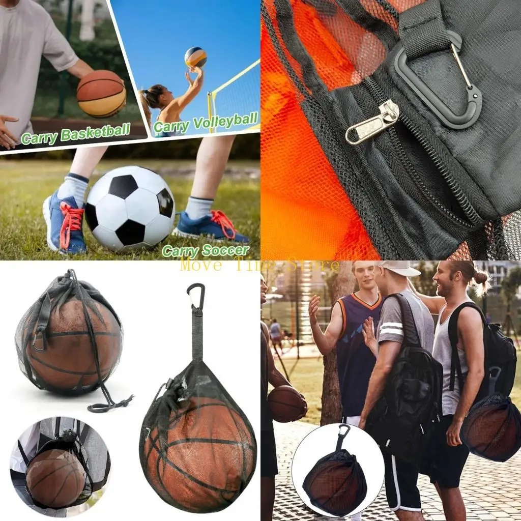 

92ME Drawstring Sports Bag Portable Football Volleyball Basketball Storage Bags