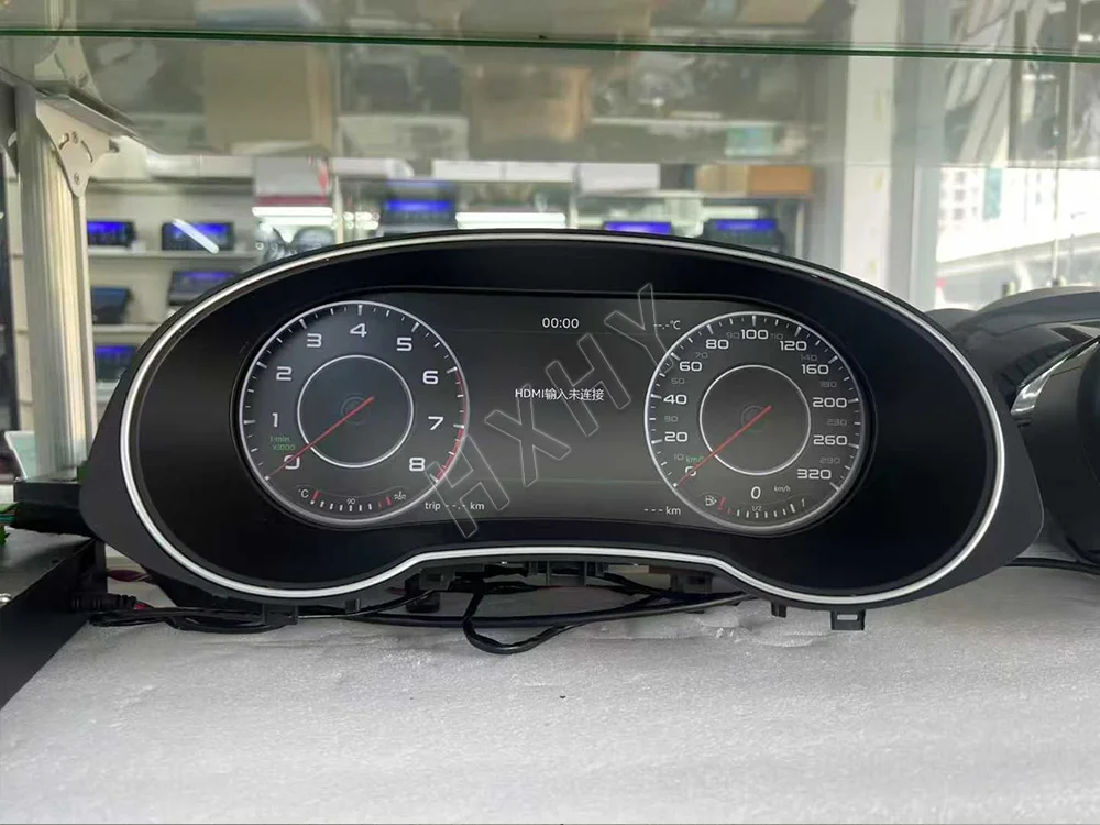 New Car Digital Cluster Instrument CockPit For Audi Q3 2012-2018 LCD Center Speedmeters Dashboard Player Linux System