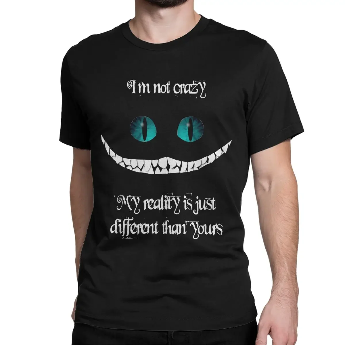 Crazy I non sono Crazy Cat t-shirt per uomo donna girocollo 100% cotone t-shirt manica corta t-shirt nuovo arrivo abbigliamento