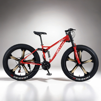 26 inch full suspension Fatbike 4.0 fat tires off-road beach snow mountain Bicycle variable speed MTB disc brake Downhill Bike