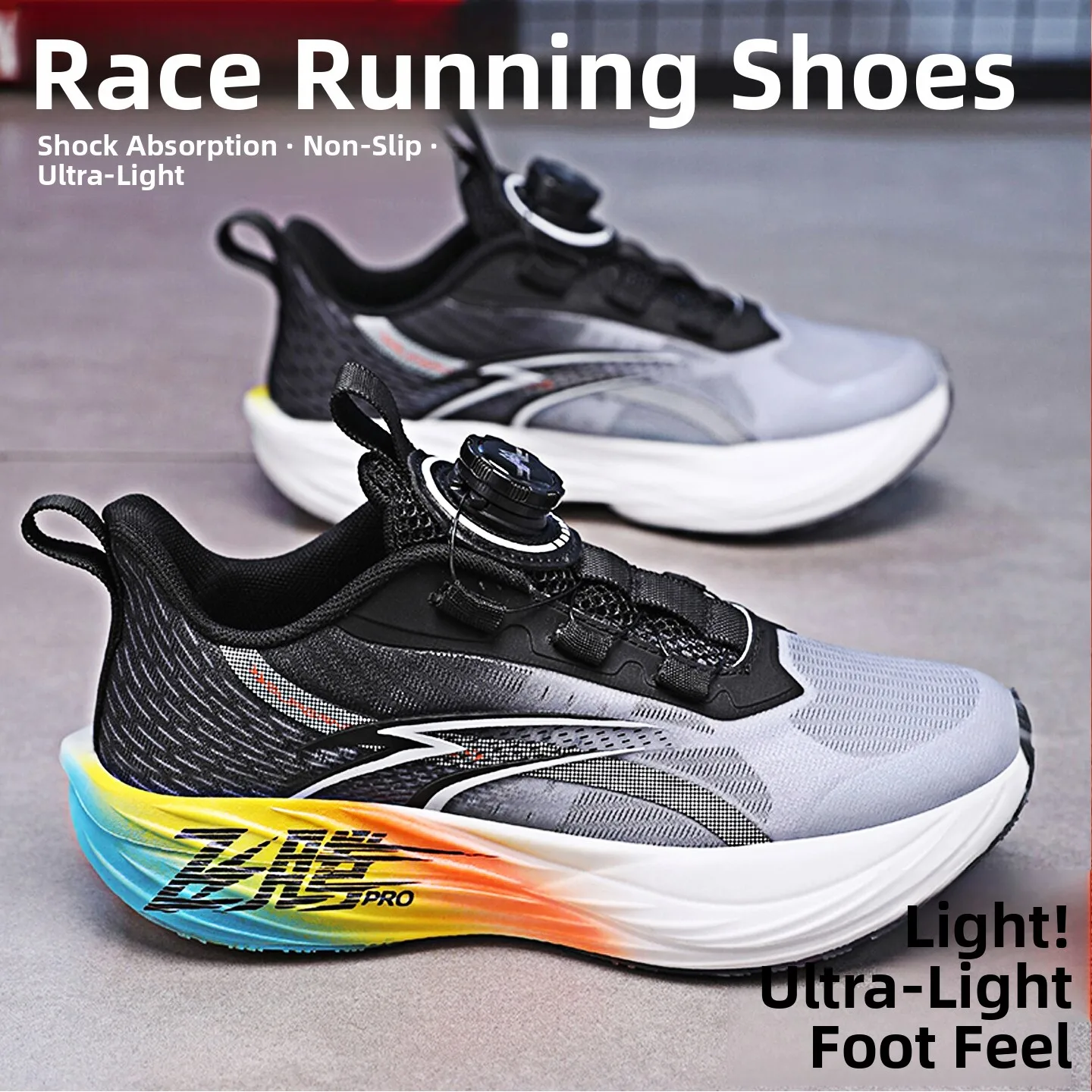 ultra-light-carbon-plate-running-shoes-breathable-single-net-soft-bottom-for-teenage-boys-and-middle-aged-children-sports-shoes