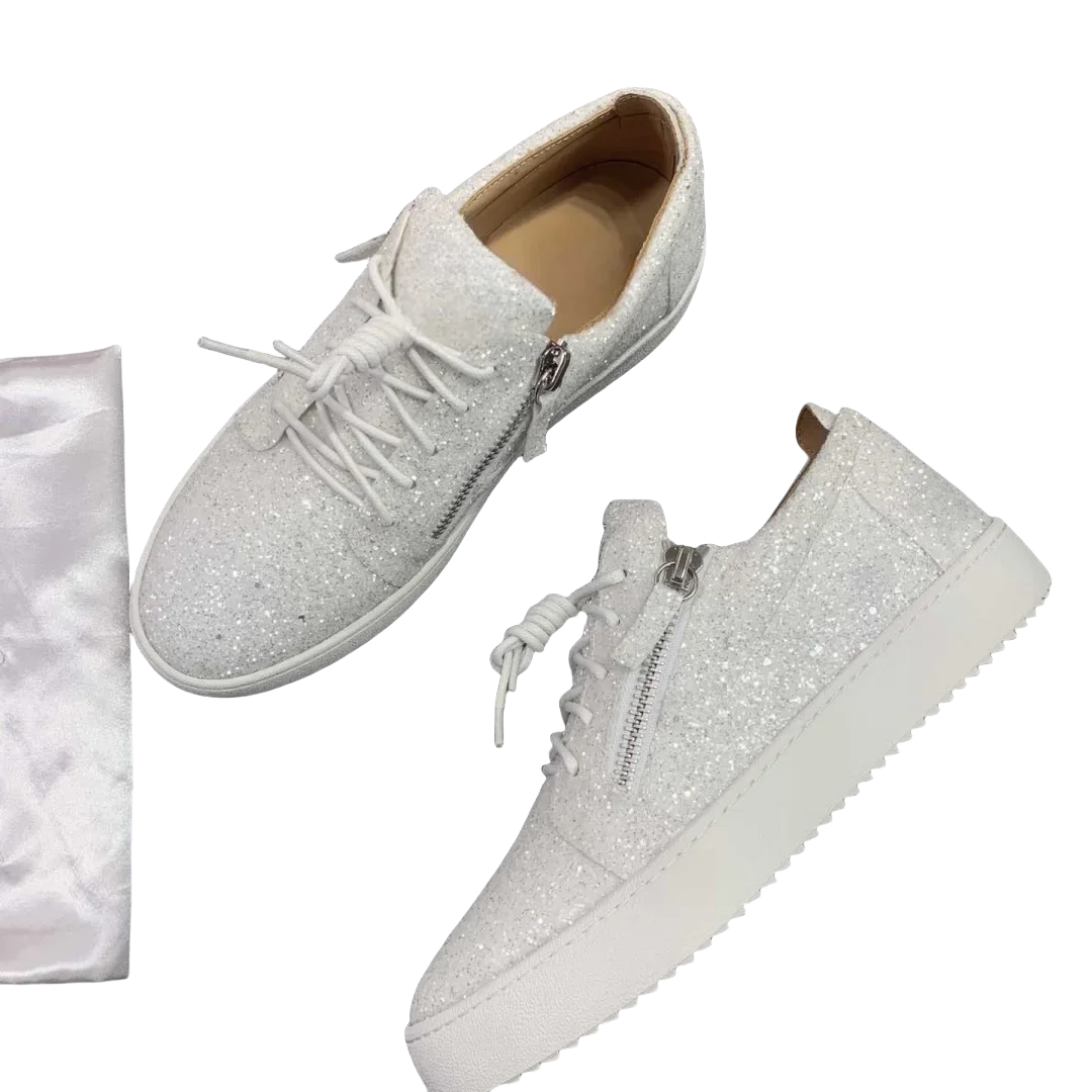 موضة جديدة أحذية رياضية كاجوال للرجال العلامة التجارية مصمم النساء أحذية التنس الفاخرة الجلد الحقيقي GZ المتسكعون أحذية رياضية 35-48 G0377 #5