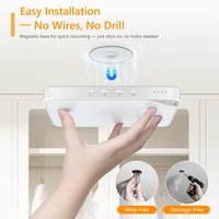 WILLED 8W Rechargeable Motion Sensor Ceiling Light with Remote 5000mAh battery Magnetic LED for Shower Garage Hallway Closet 2