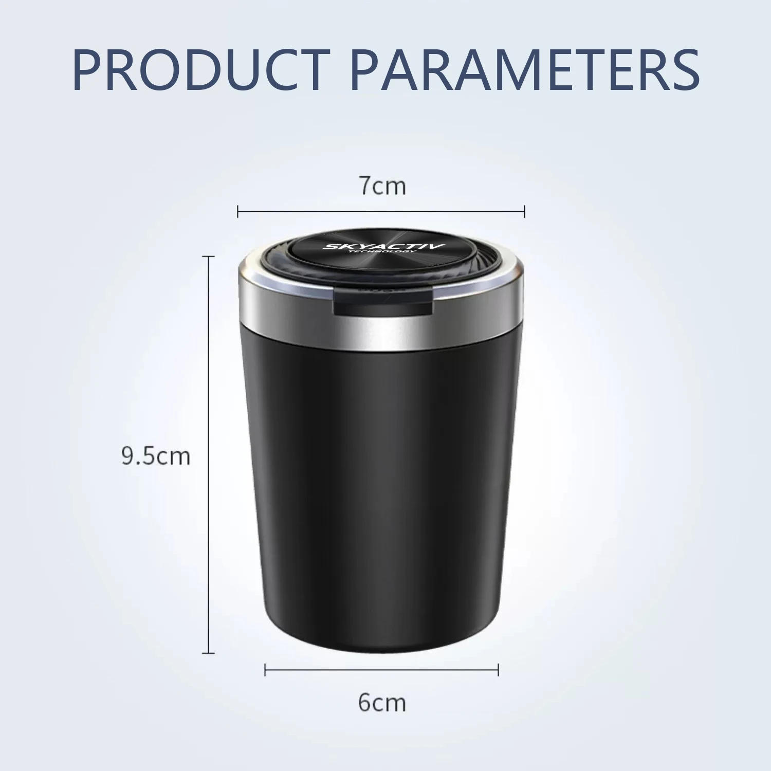 car cenicero ashtray texture car accessoires for Mazda skyactive 2 3 5 6 8 cx3 cx4 cx5 cx7 cx8 cx9 cx30 mx5 rx8