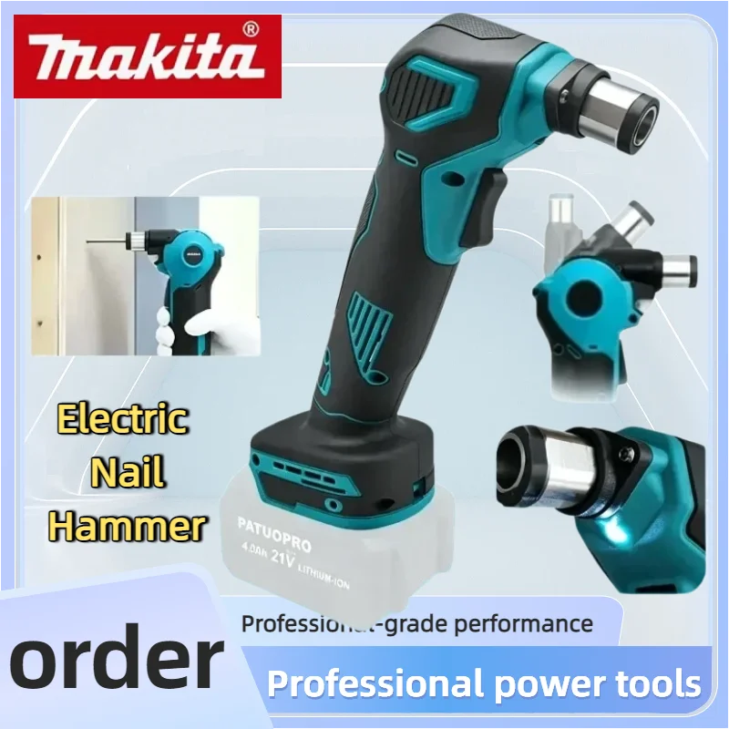 

Makita Durable Makita Rechargeable Auto Nail Hammer Cordless Palm Type Electric Nailing Handheld Power Tool