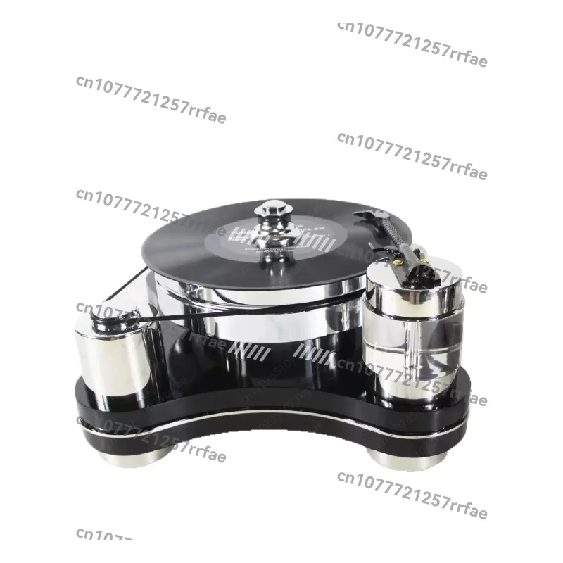 Minimalist modern vinyl record player stainless steel model room hotel clubhouse living room ornament decoration