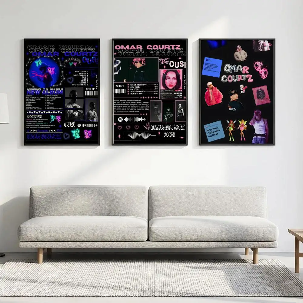 Singer O-Omar C-Courtz Poster HD art, waterproof, sticky wall, home decoration (living room, bedroom, bar), aesthetic