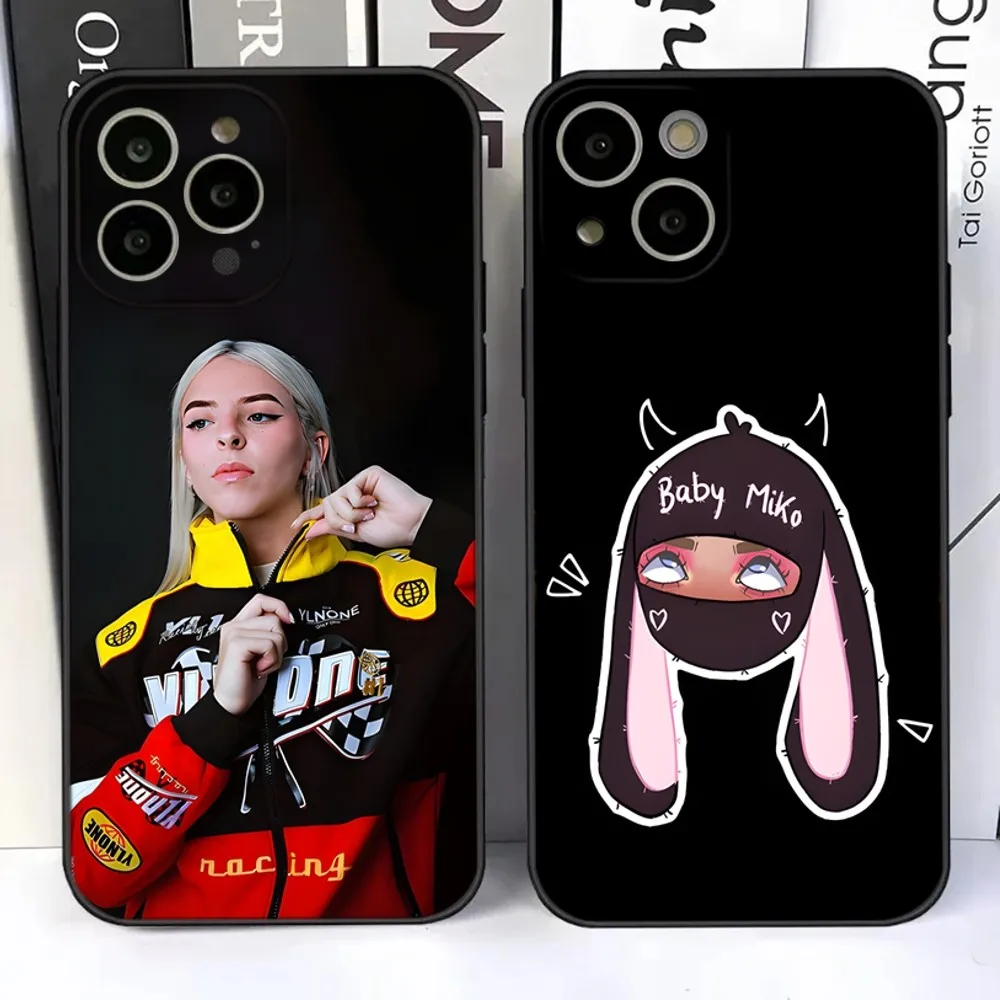 

Young Miko Rapper Phone Case For iPhone 15,14,13,12,11 Plus,Pro,Max,XR,XS,X,7,8 Plus,SE,Mini Silicone Soft