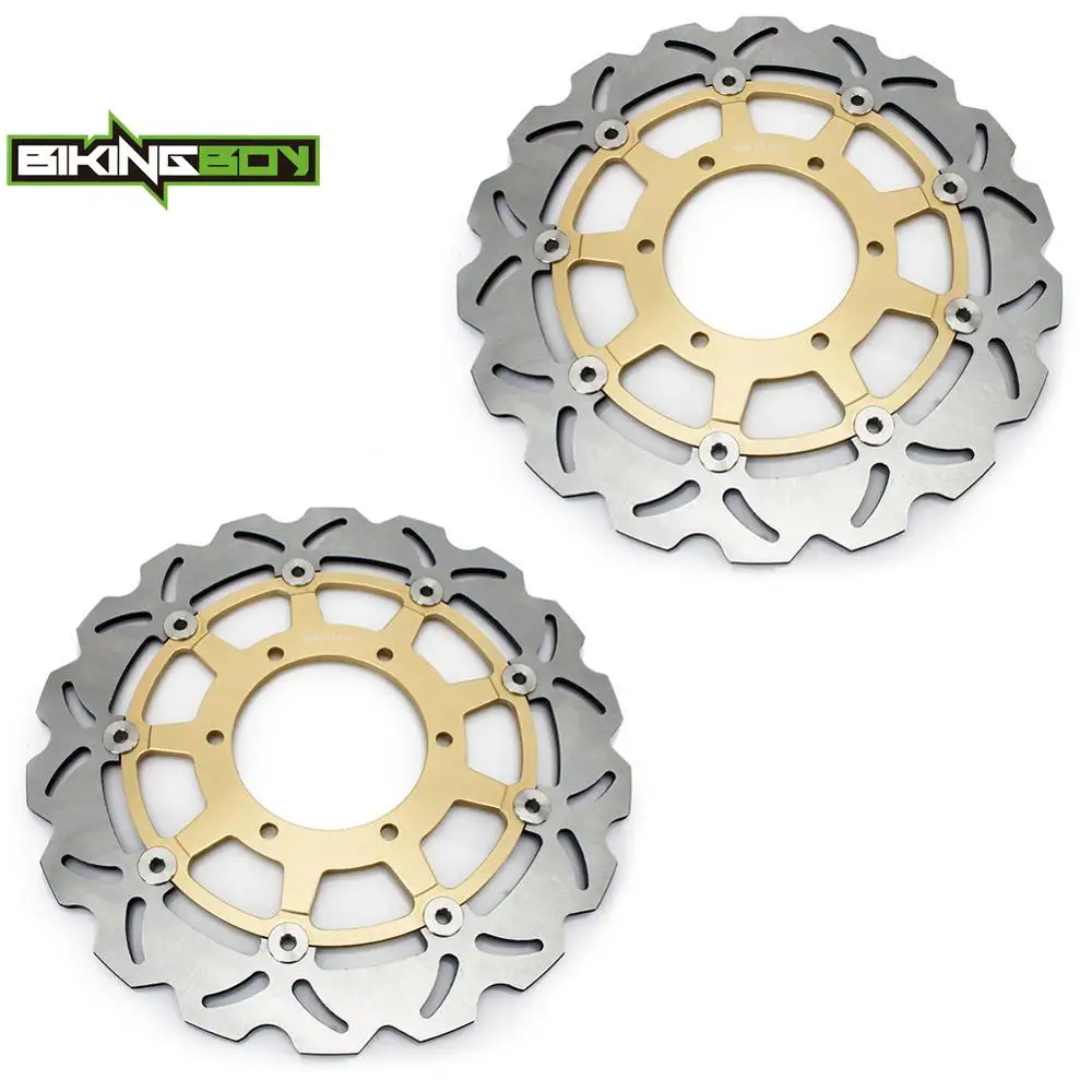 BIKINGBOY For Suzuki GSXR 1000 / ABS 17 18 19 20 21 GSX-R 1000 R / ABS 2017-2021 Front Brake Disks Discs Rotors Stainless 320mm