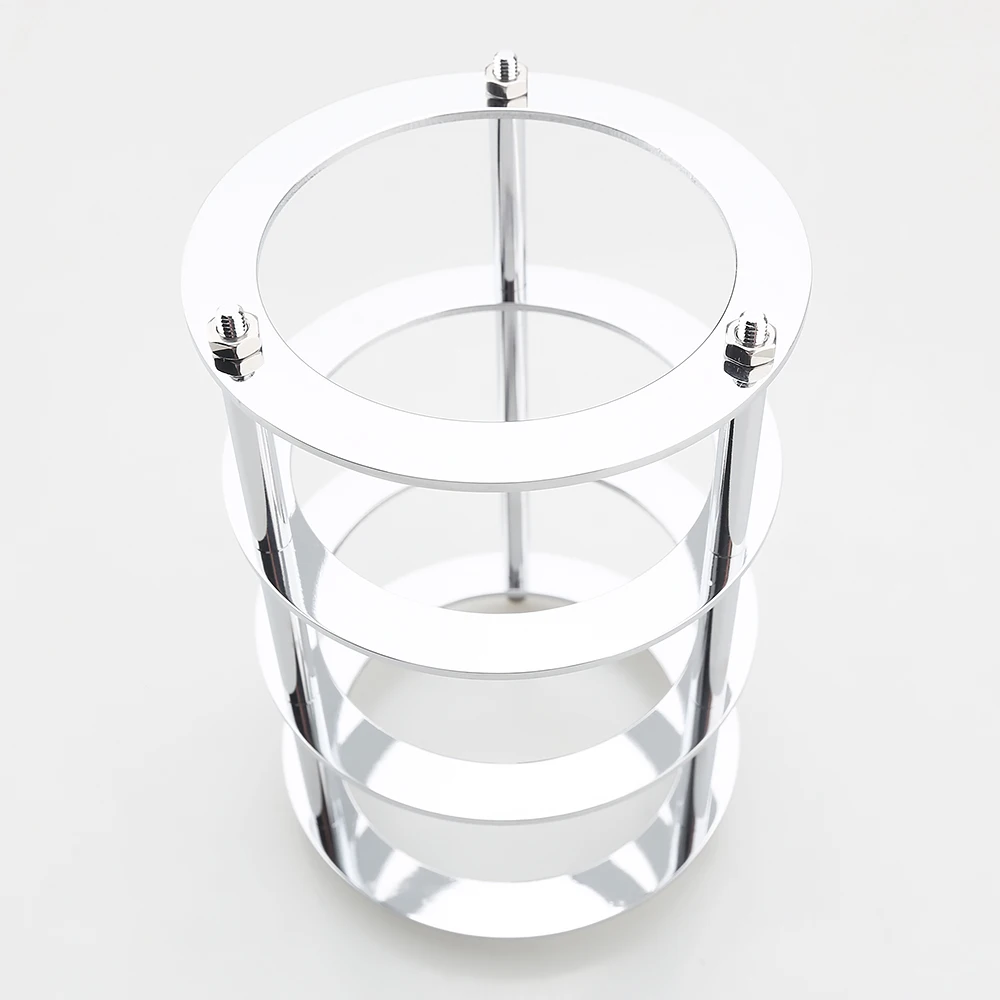 130x90mm Chrome/Gold Plated Brass Vacuum Tube Guard Protector for EL34 300B 12AX7 6V6 6L6 Hifi Vintage AUDIO Amplifier DIY 4.5