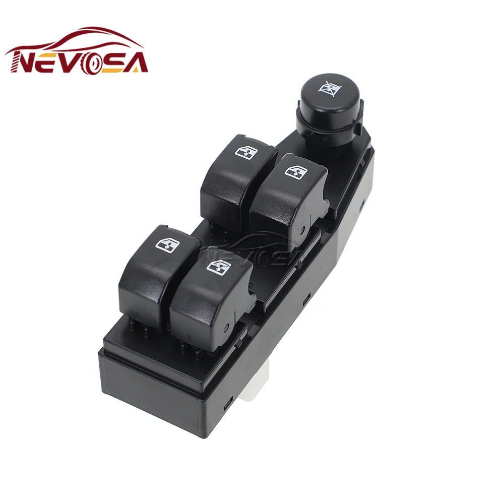 NEVOSA 96942497 For Chevrolet Chevy Spark EV WVE BY NTK 2013-2016 Front Left Driver Master Power Window Switch Glass Button