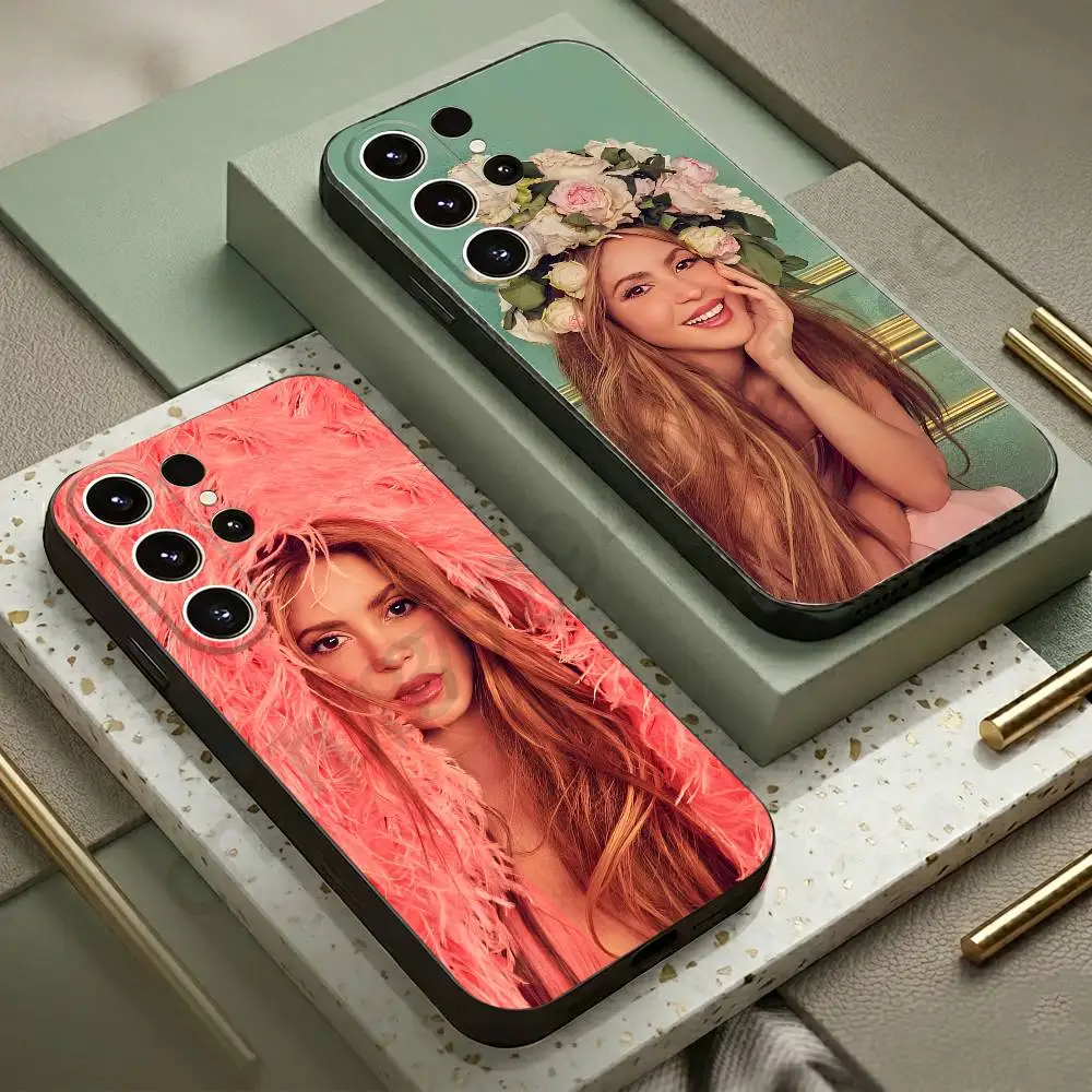 S-Shakira Dai Dai 2026 Football P-People Phone Case For Samsung S20,21,22,23,24,25,26 Ultra,Plus,Lite,FE,Black Soft Case