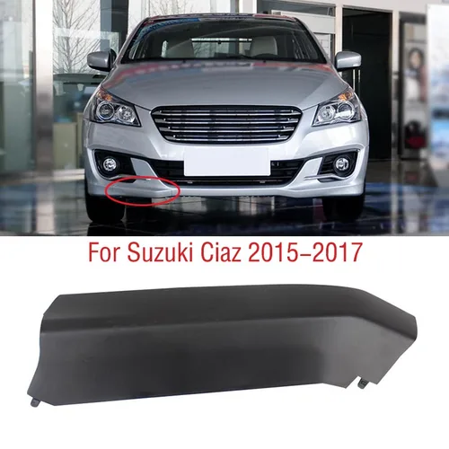 Para Suzuki Ciaz 2015 2016 2017 cubierta de gancho de remolque de parachoques delantero de coche tapa de ojo de transporte de remolque sin pintar