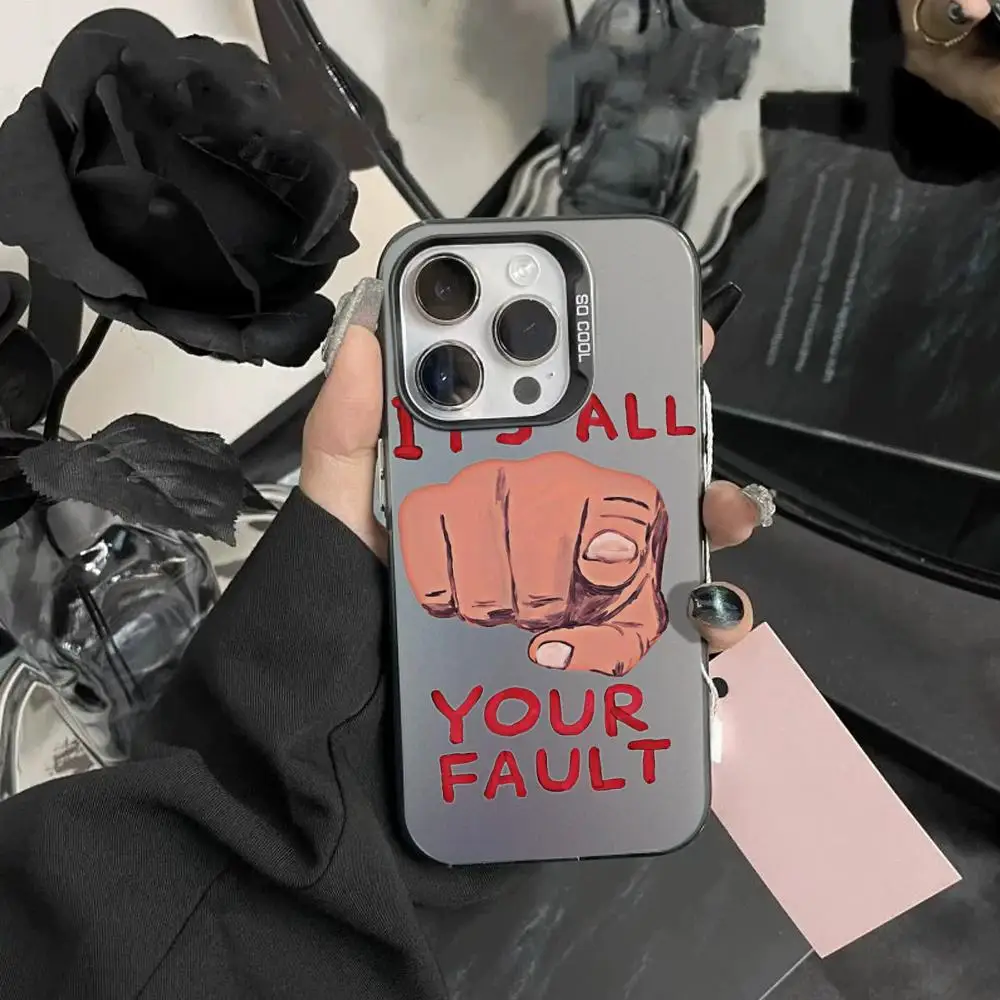 David Shrigley Visual Arts  Phone Case Color Premium IPhone16 11 14 15 12 Pro 11 Plus 13 Pro MAX iphone Drop case