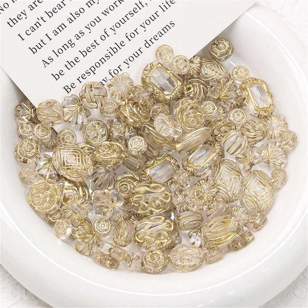 CH21 Vintage Japanese Style Ins Bead Blind Box Acrylic DIY Novice Handmade Jewelry Beaded Loose Bead Material