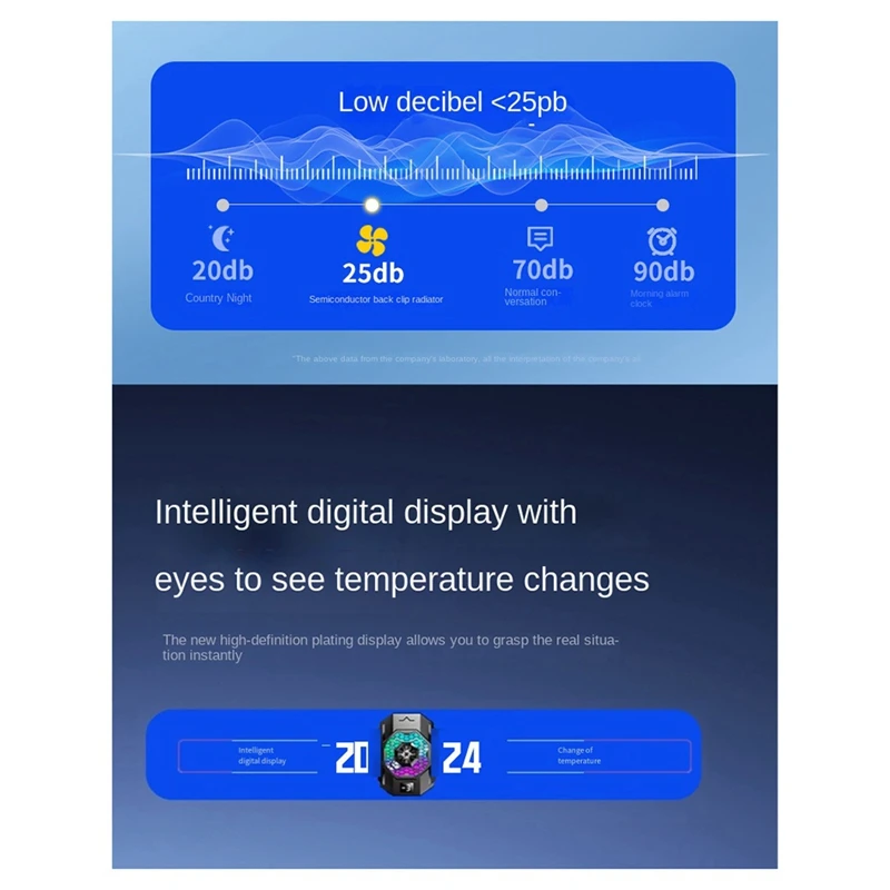 JABS SL31 Mobile Phone Cooler Cooling Fan Radiator TEC Adjustable Semiconductor Refrigeration Game Cooler For Cellphones