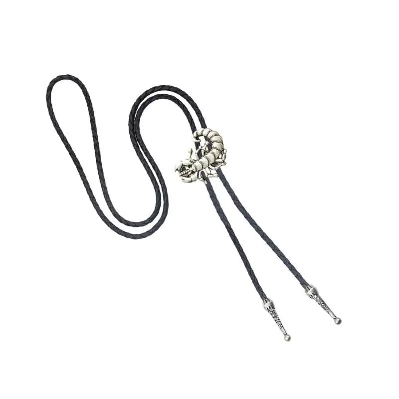 652F Bolo Tie Cowboy Costume Assume for Men نساء قابلة للتعديل طول عتيقة قلادة Necktie قلادة