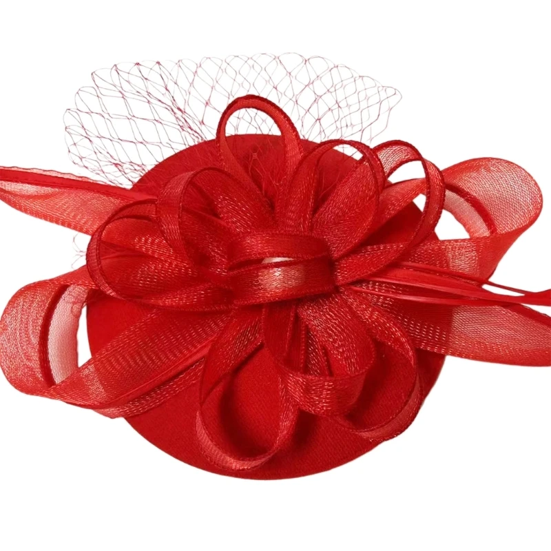 Ribbon Flapper Hair Clip 1920s Prom Dancer Headpiece for Special Event Wedding Engagement Night Headwear Hair Styling