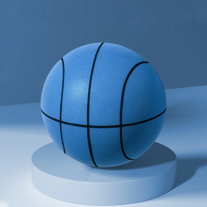Palla da basket silenziosa in PU ecologica, racchetta silenziosa per famiglie, allenamento silenzioso per interni, palla da basket silenziosa per bambini